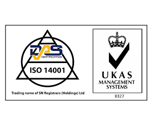 ISO 14001 accreditation logo