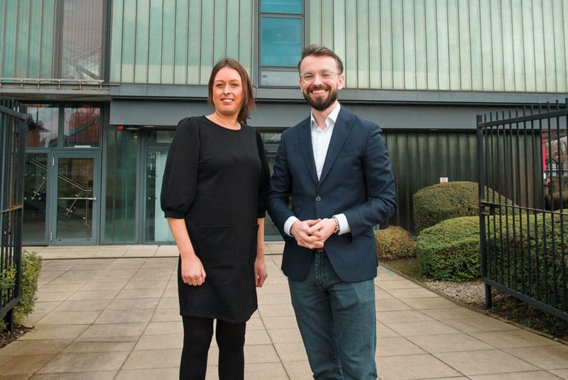Claire Centre Manager and Artur Innovation Director